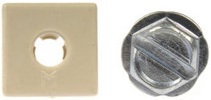 New Pack of 6 Indented Screws 14 x 3/4 In - Dorman# 961-023