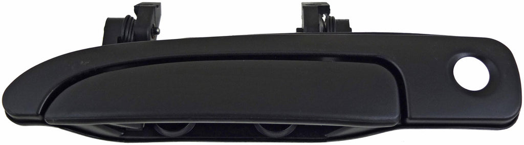 Ext Door Handle Front Left Smooth Black Lever Textured Black Housing - 90718