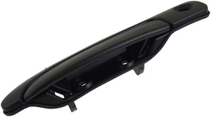Ext Door Handle Front Left Smooth Black Lever Textured Black Housing - 90718