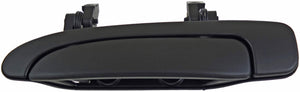 Ext Door Handle Rear Left Smooth Black Lever Textured Black Housing - 90720