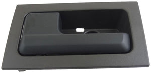 Int Door Handle Front/Rear Left Black Lever Gray Housing Manual Locks - 90824