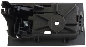 Int Door Handle Front/Rear Left Black Lever Gray Housing Manual Locks - 90824