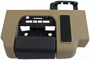 Interior Door Handle Rear Right Black Lever Brown Housing Camel - Dorman# 90837