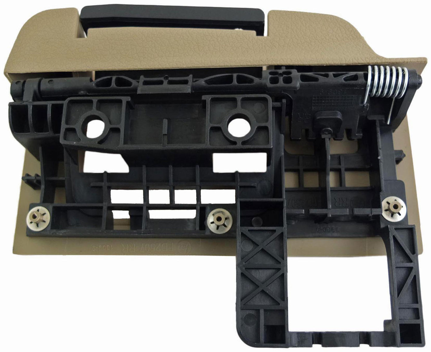 Interior Door Handle Rear Right Black Lever Brown Housing Camel - Dorman# 90837