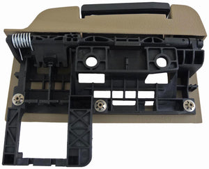 Interior Door Handle Rear Left Black Lever Brown Housing Camel - Dorman# 90838