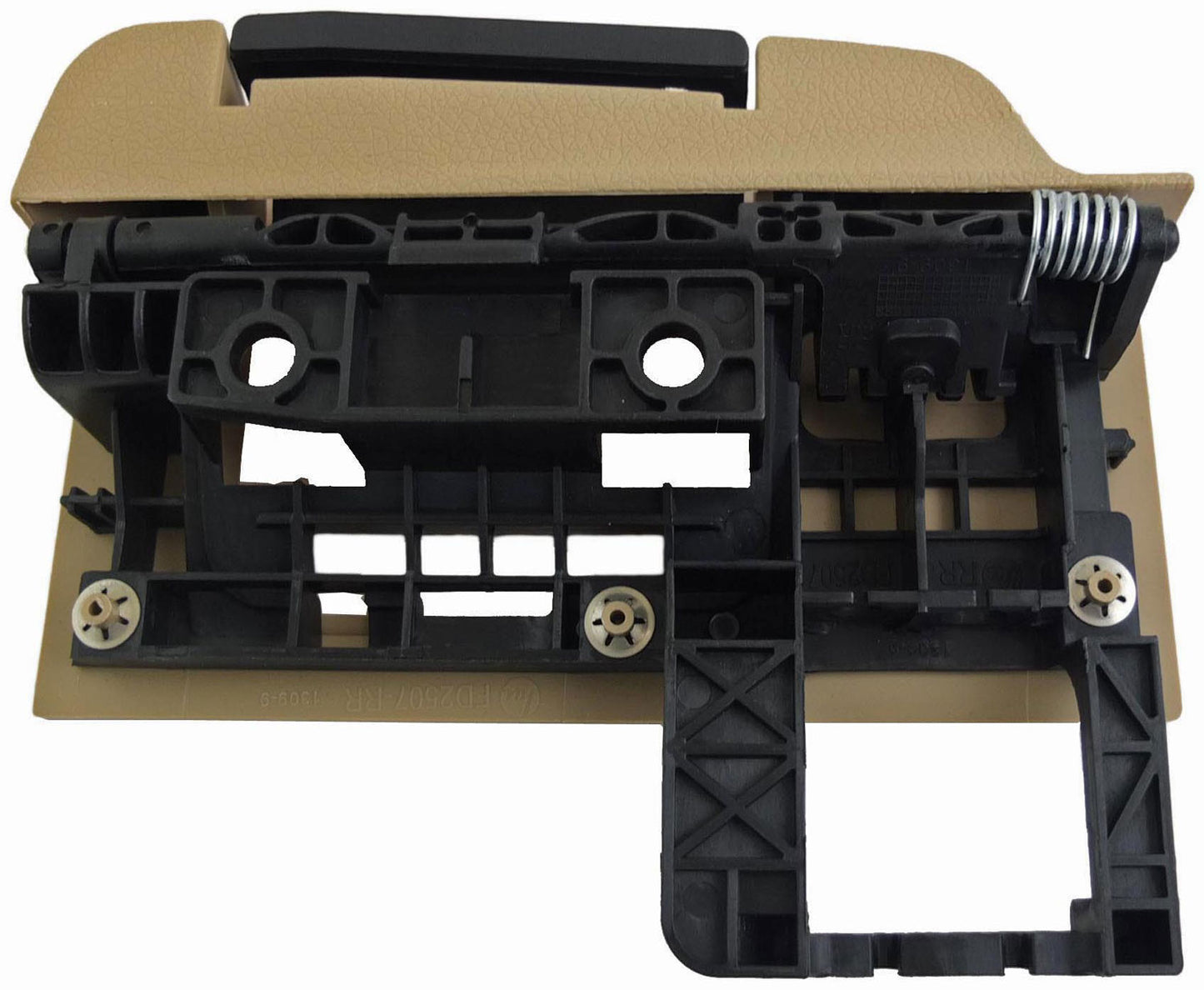 Interior Door Handle Rear Right Black Lever Beige Housing Adobe - Dorman# 90839
