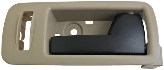 Interior Door Handle Front Right Black Lever Beige Housing Stone - Dorman# 90892