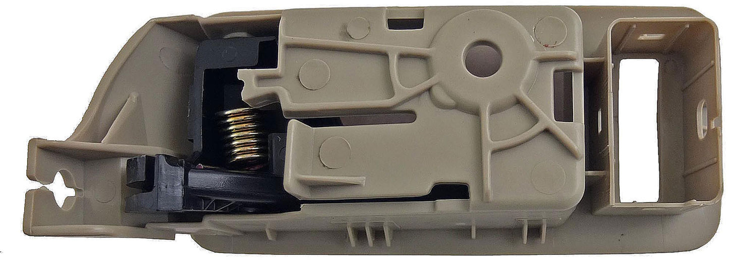 Interior Door Handle Front Right Black Lever Beige Housing Stone - Dorman# 90892
