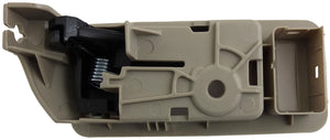 Interior Door Handle Front Left Black Lever Beige Housing Stone - Dorman# 90893