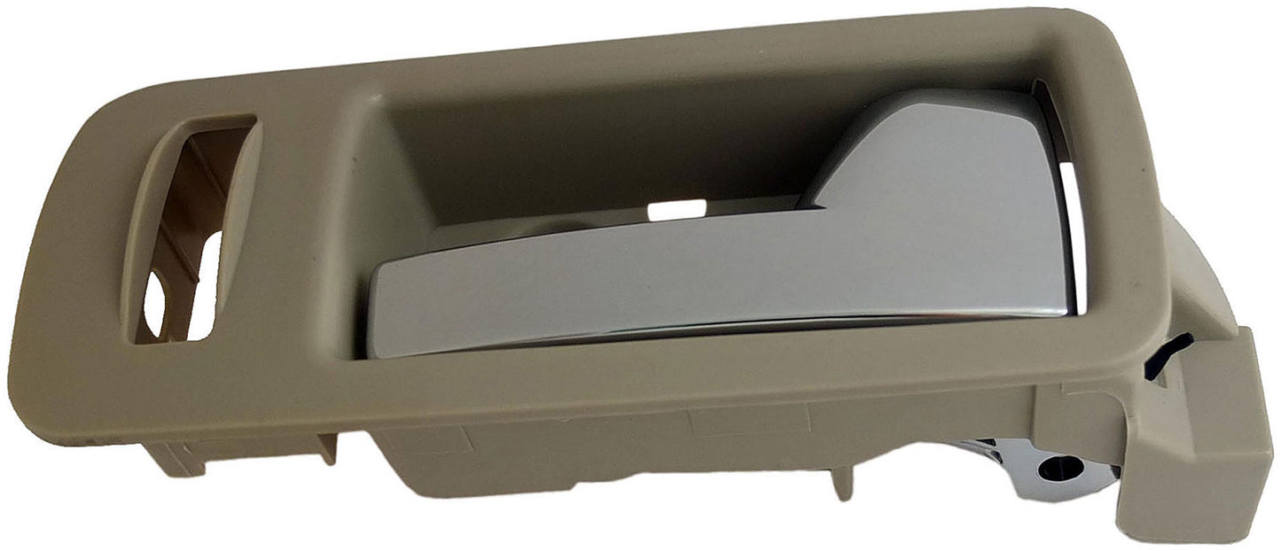 Interior Door Handle Front Right Chrome Lever Beige Housing St- Dorman# 90894