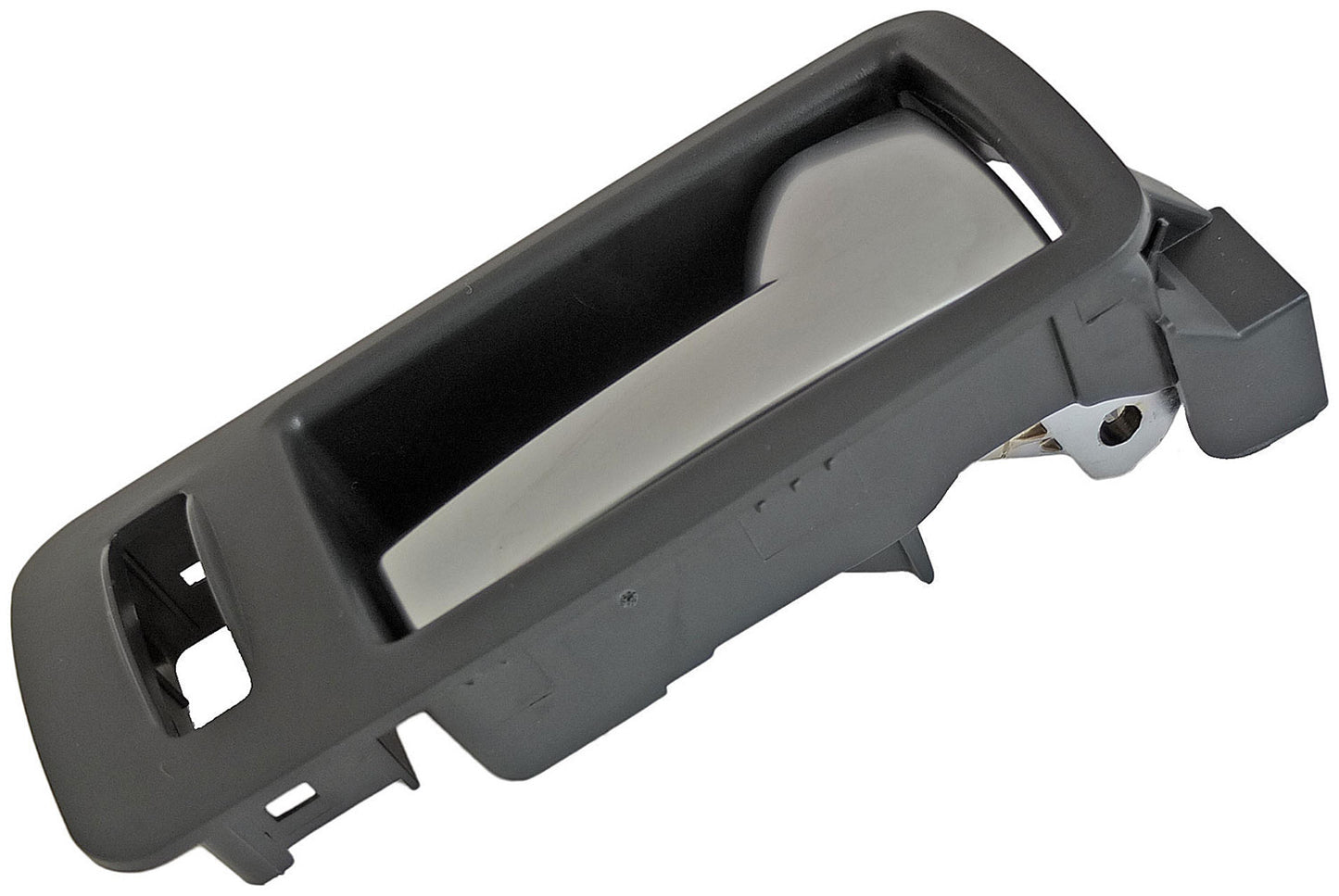 Interior Door Handle Front Right Silver Lever Black Housing - Dorman# 90896