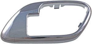 New Right Interior Door Handle Bezel w/o Powerlock Hole - Dorman 91185