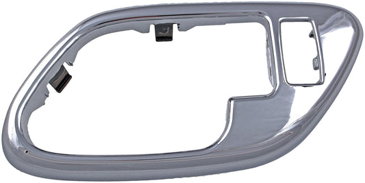 New Interior Door Handle Bezel Front Right With Powerlock Hole - Dorman 91188