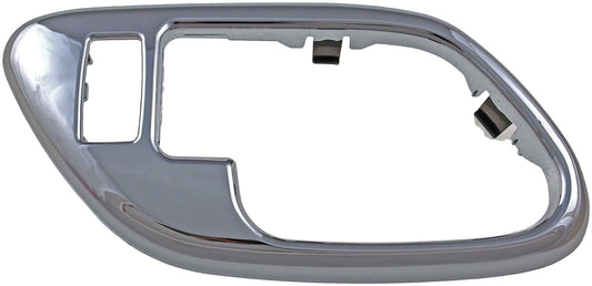 New Interior Door Handle Bezel Front Left With Powerlock Hole - Dorman 91189