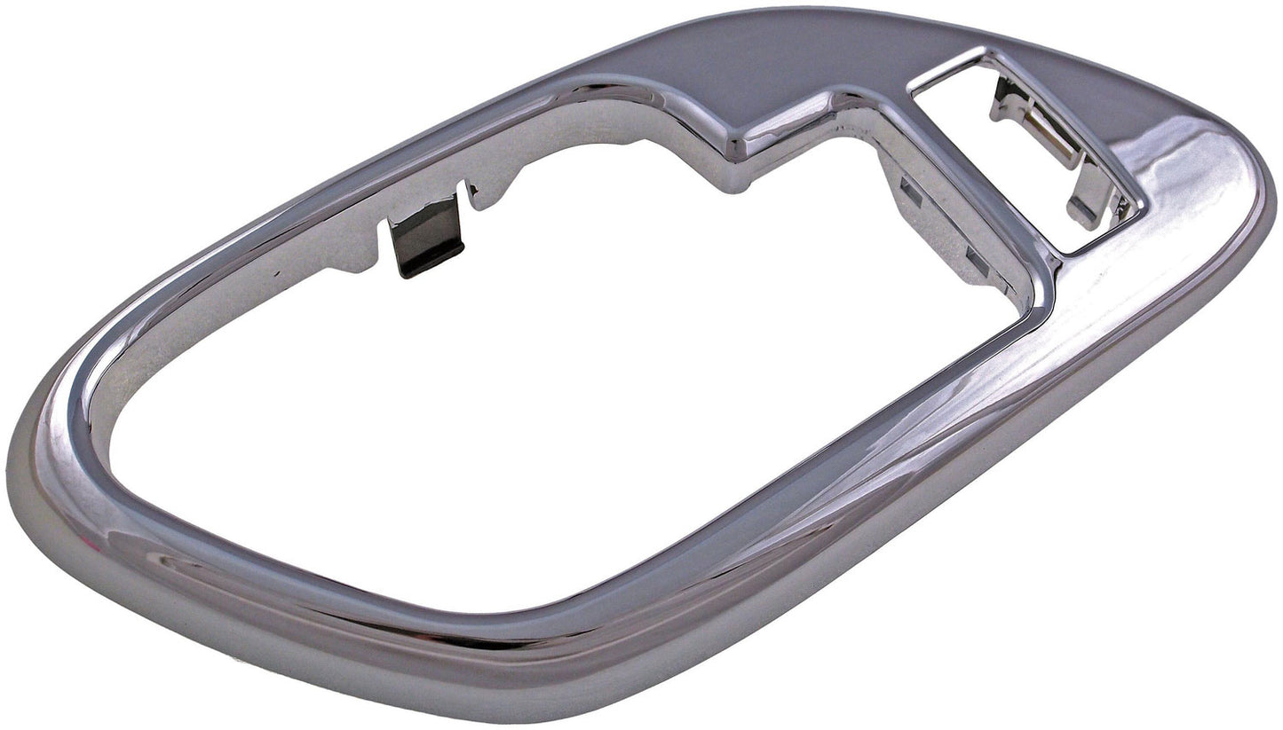 New Interior Door Handle Bezel Front Left With Powerlock Hole - Dorman 91189