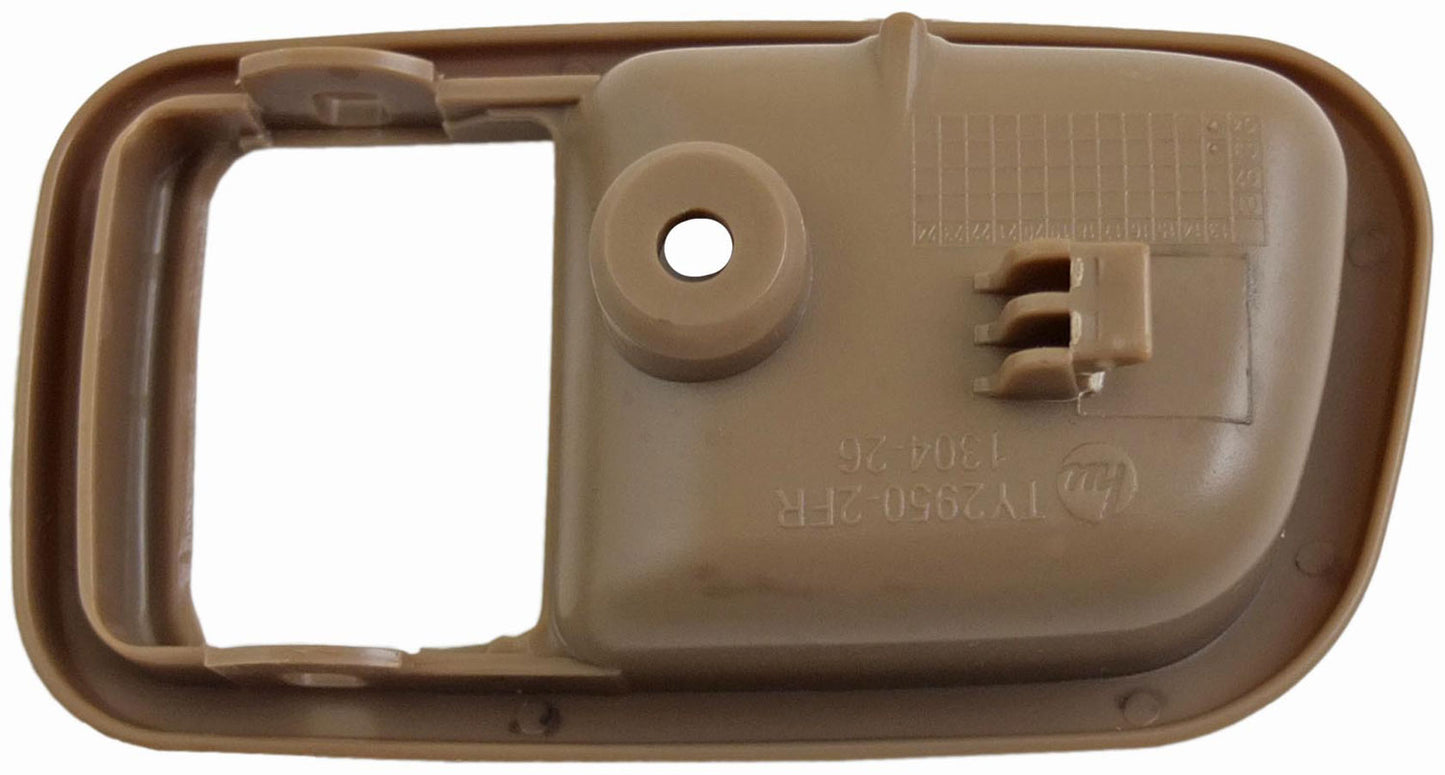 Interior Door Handle Front Right Bezel Brown - Dorman# 91342