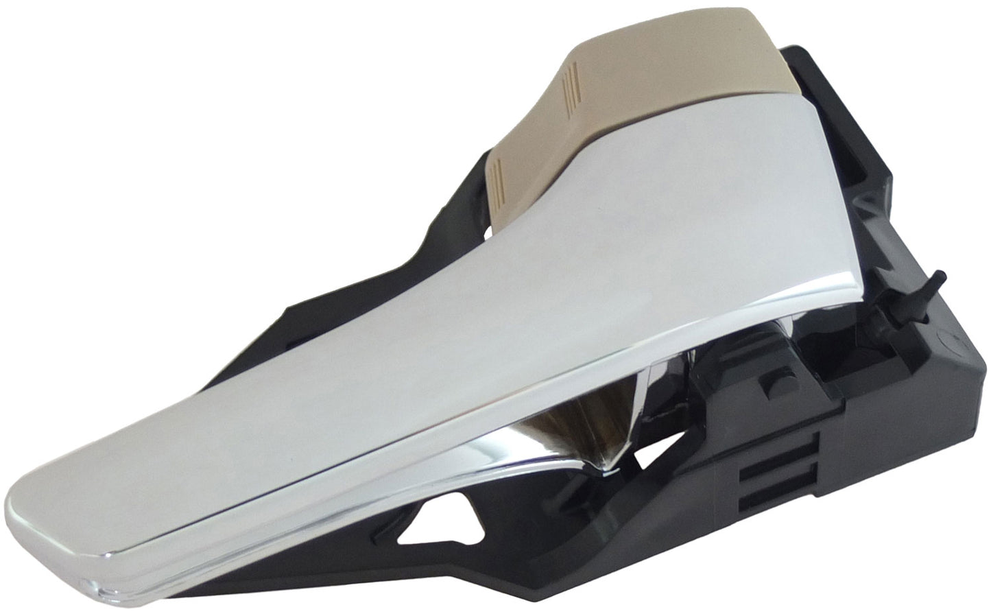 Interior Door Handle Front Or Rear Right Chrome Lever Brown Knob - Dorman# 91370