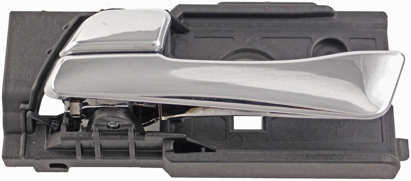 Interior Door Handle Front Left Metal Grain Chrome - Dorman# 92193