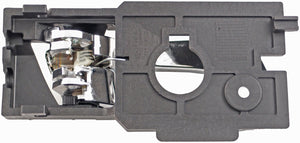 Interior Door Handle Front Left Metal Grain Chrome - Dorman# 92193