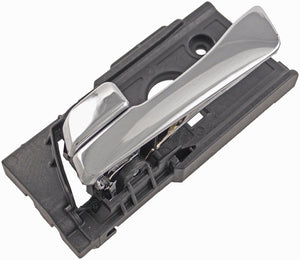 Interior Door Handle Front Left Metal Grain Chrome - Dorman# 92193