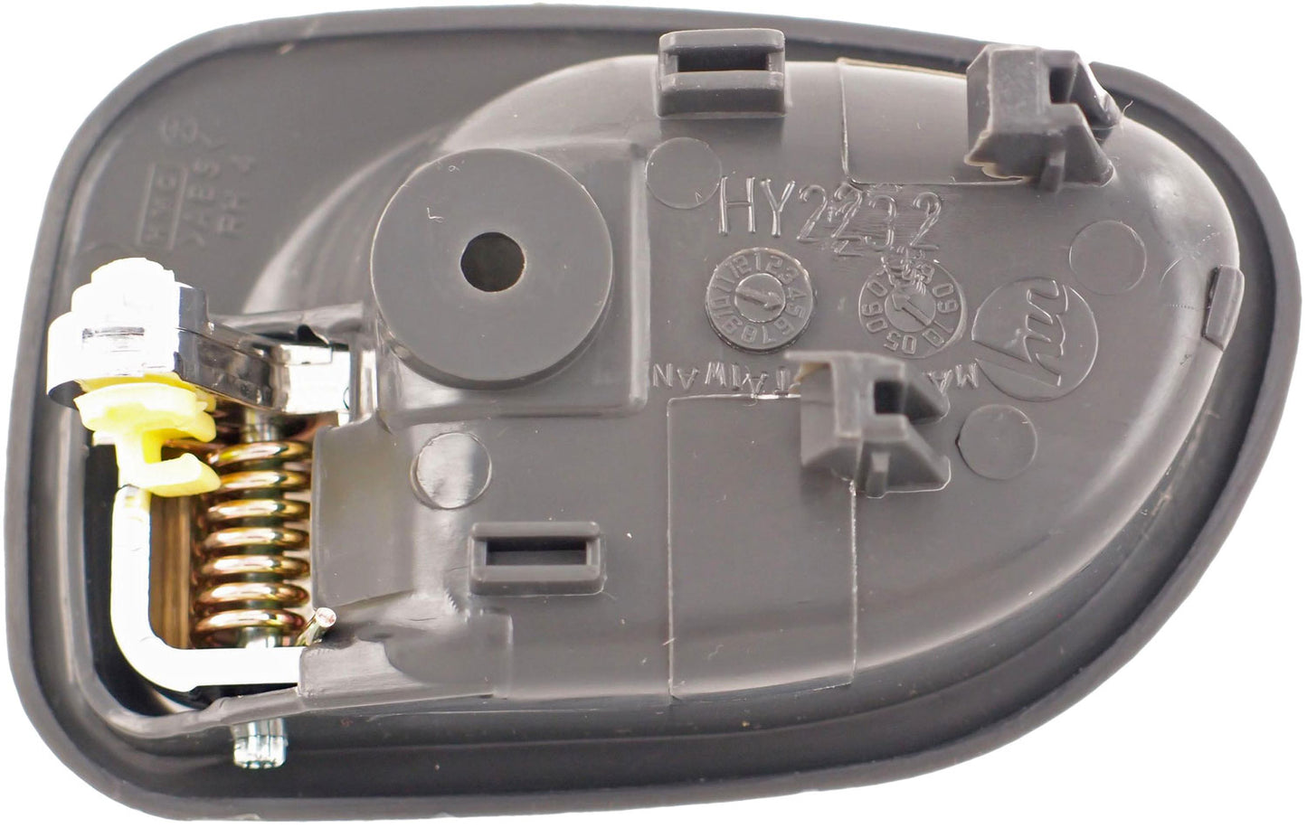 Interior Door Handle Front/Rear Right Chrome Lever Gray Housing - Dorman# 92204