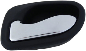 Interior Door Handle Front/Rear Left Chrome Lever Black Housing - Dorman# 92207