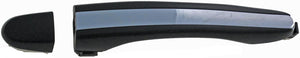 Ext Door Handle Front Right w/o Keyhole Primed Black w/ Chrome Insert - 92214