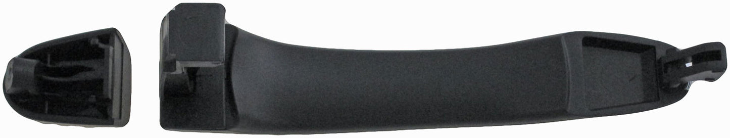 Ext Door Handle Front Right w/o Keyhole Primed Black w/ Chrome Insert - 92214