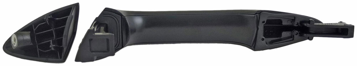 Ext Door Handle Front Right w/o Keyhole w/o Smart Key Primed Black, Dorman 92222