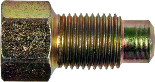 Brake Line Adapter-Inverted Flare-M10-1.0 x 3/16" x M10-1.25 - Dorman# 499-263.1