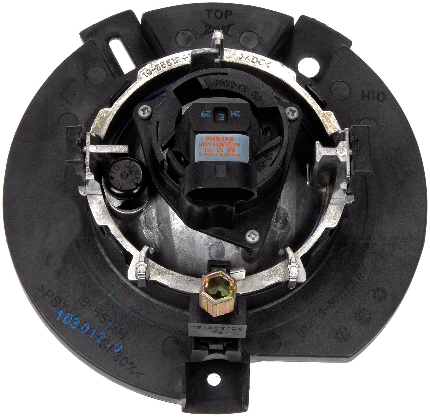 Driving & Fog Light Assembly Left Driver's Side Doman 923-805 02-05 Explorer