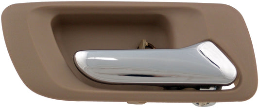 Interior Door Handle Rear Right Chrome Beige - Dorman# 92393
