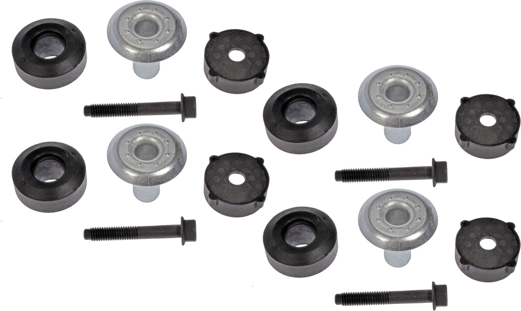 Kit of 4 Upper Lower Body Mount Kits - Dorman# 924-270 Fits 97-04 Wrangler