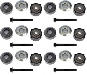 Kit of 6r Body Mount Kits - Dorman# 924-271 Fits 98-04 Jeep Wrangler