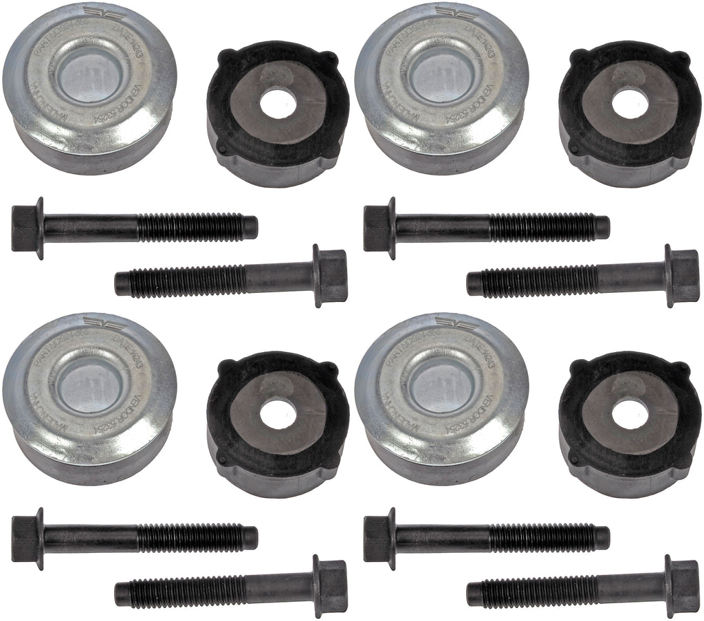 Kit of 4 Body Mount Kits - Dorman# 924-356 Fits 05-06 Wrangler Position 1,5