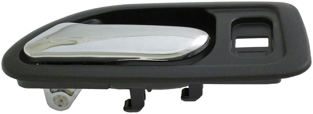 Interior Door Handle Front Left Chrome Black - Dorman# 92404