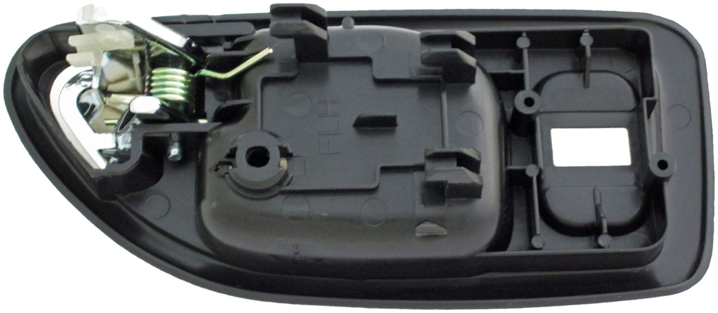 Interior Door Handle Front Left Chrome Black - Dorman# 92404