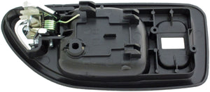 Interior Door Handle Front Left Chrome Black - Dorman# 92404