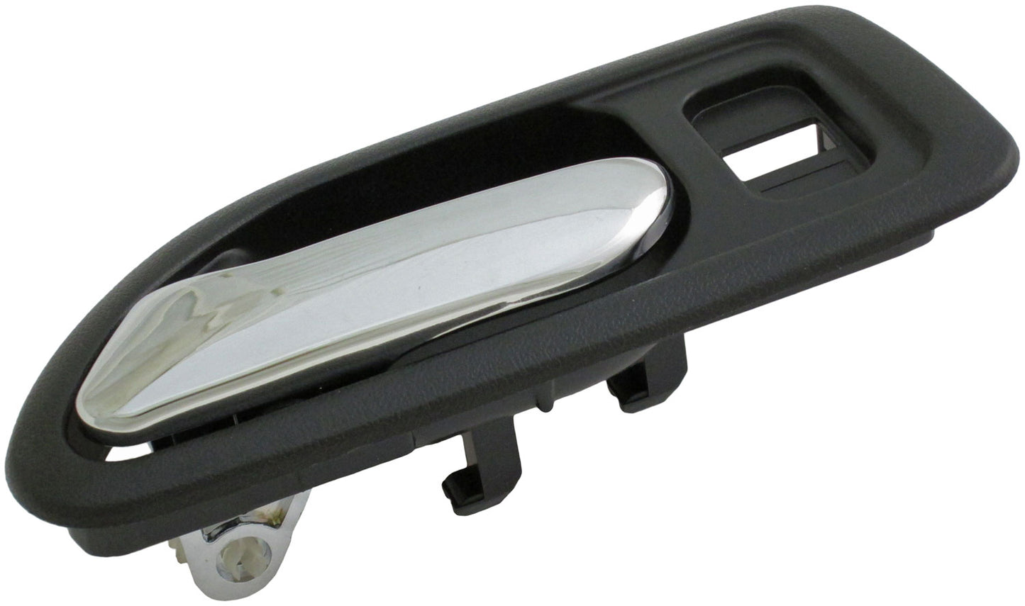 Interior Door Handle Front Left Chrome Black - Dorman# 92404