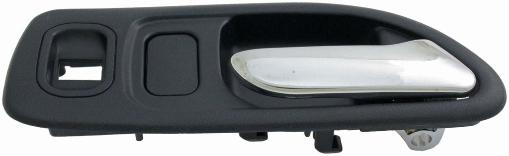 Int Door Handle Front Right w/ Power Window Hole Chrome Blue - Dorman# 92409