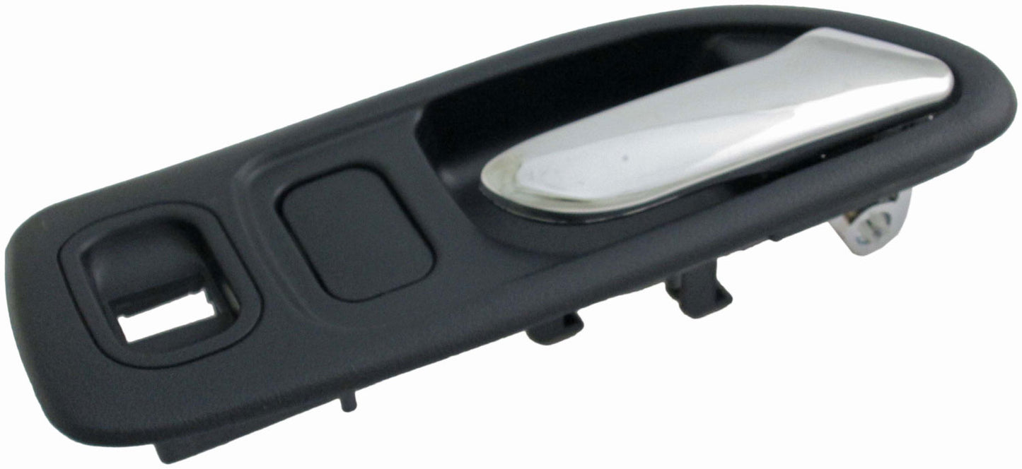 Int Door Handle Front Right w/ Power Window Hole Chrome Blue - Dorman# 92409