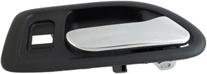 Int Door Handle Front Right w/o Power Window Hole Chrome Blue - Dorman# 92416