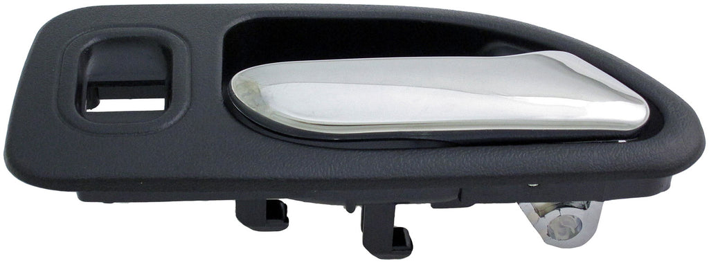 Interior Door Handle Rear Right Chrome Black - Dorman# 92417
