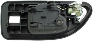 Interior Door Handle Rear Right Chrome Black - Dorman# 92417