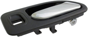 Interior Door Handle Rear Right Chrome Black - Dorman# 92417