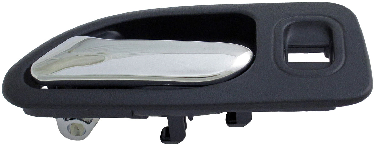 Interior Door Handle Rear Left Chrome Black - Dorman# 92418