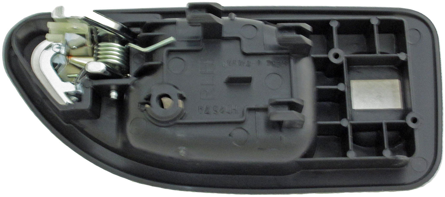 Interior Door Handle Rear Left Chrome Black - Dorman# 92418