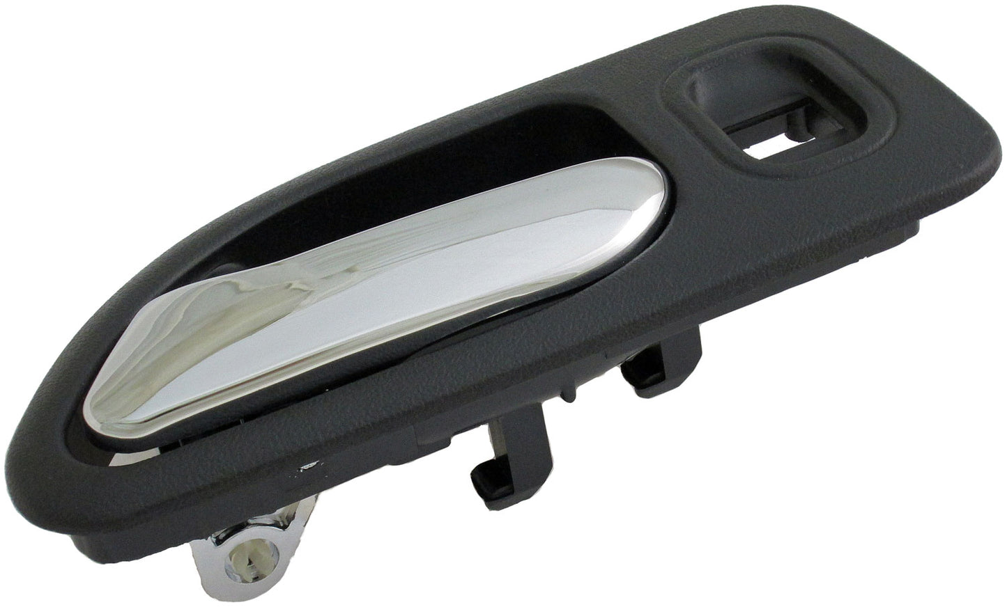 Interior Door Handle Rear Left Chrome Black - Dorman# 92418