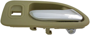 Interior Door Handle Rear Right Chrome Beige - Dorman# 92419