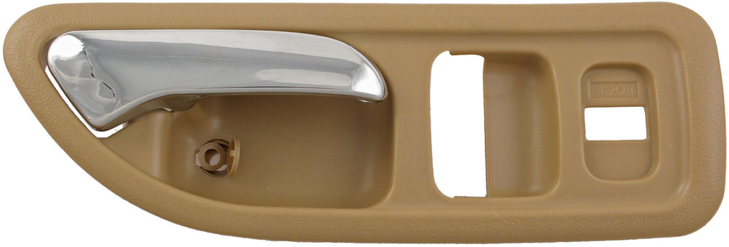 Interior Door Handle Front Right Chrome Beige - Dorman# 92425